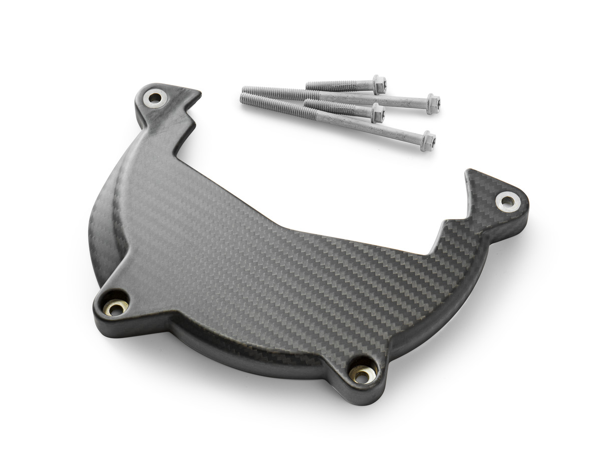 Main image of KTM Carbon Fiber Clutch Cover Protection 1190/1290