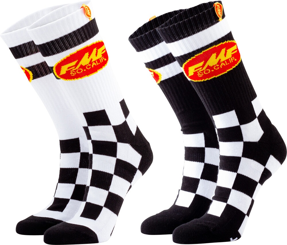 Main image of FMF Checker Socks 2pk Assorted