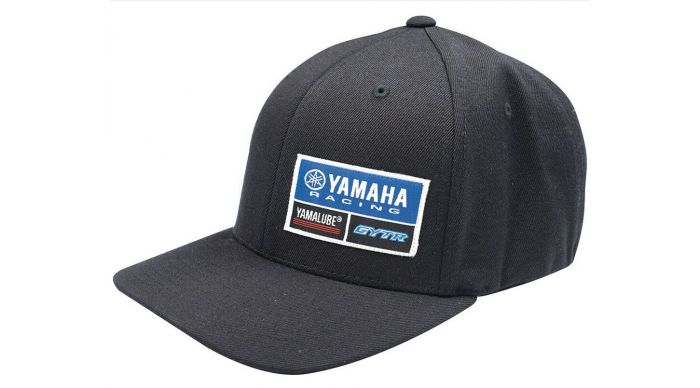 2021 Yamaha Racing Flex Fit Hat (Black): AOMC.mx