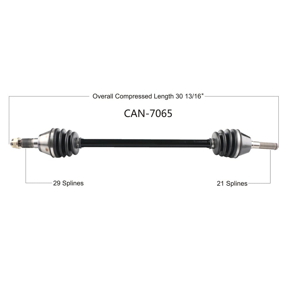 Main image of Open Trail OE 2.0 Front Left Axle Can-Am Maverick X3