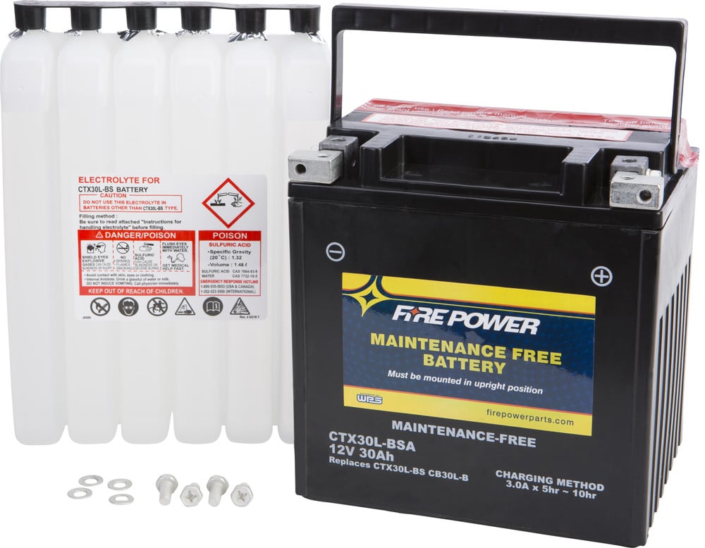 Main image of Fire Power Maintenance Free Battery CTX30L-BSA