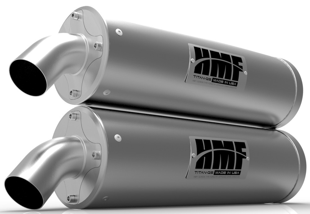 Main image of HMF Titan Blackout Slip-On Exhaust RZR S 900 15-up