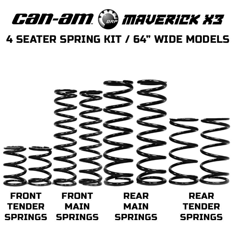 Main image of Zbroz Dual Rate Spring Kit Maverick X3 Max X DS