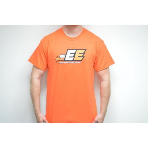 Main image of Enduro Engineering Stacked Logo Tshirt 50/50 Orange