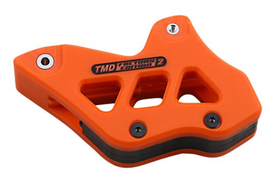 TM Design Works Factory Edition 2 Rear Chain Guides Orange RCG-KT3-OR