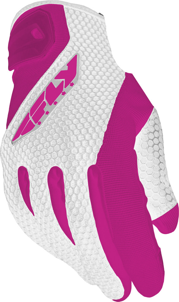 Main image of 2022 Fly Racing Women's CoolPro Gloves (White/Pink)