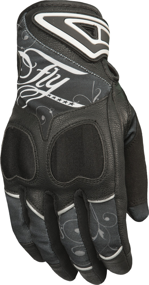 Main image of 2022 Fly Racing Women's Venus Gloves (Black/Gray)