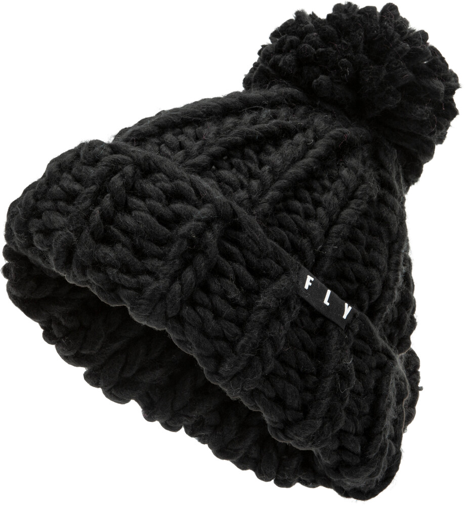 Main image of 2022 Fly Racing Women's Chunky Pom Beanie (Black)