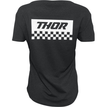 Main image of 2022 Thor Women's Checkers Tee (Black)