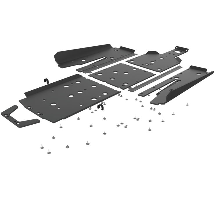 Main image of Seizmik UHMW Skid Plate w/Tree Kickers Ranger 1000