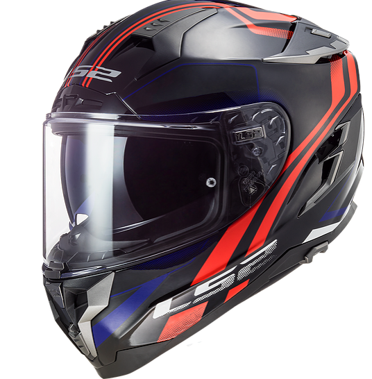 AOMC.mx: 2021 LS2 Challenger GT Propeller Helmet (Red/Blue)