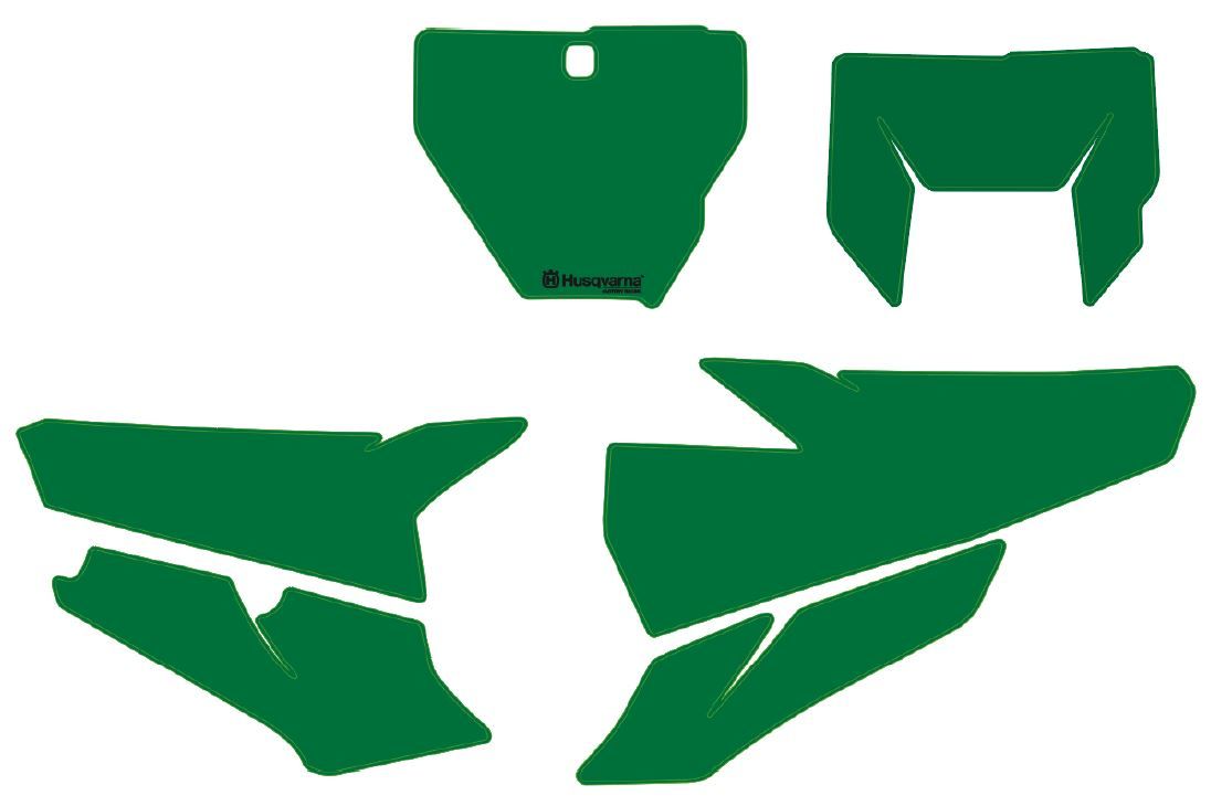 Main image of Husqvarna Number Backgrounds (Green) 19-22