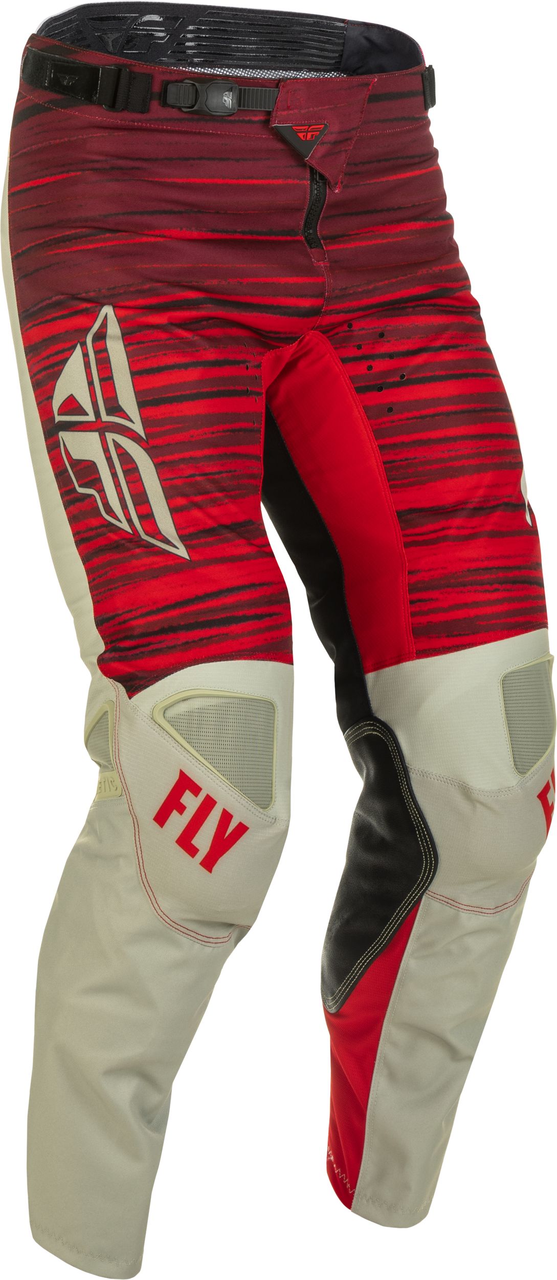 Fly Racing Kinetic Wave Gear Set (Grey/Red)