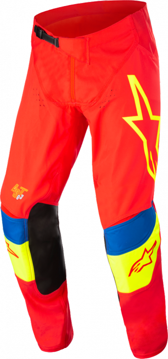 club cousin TV set AOMC.mx: 2022 Alpinestars Techstar Pants (Red/Yellow/Blue)