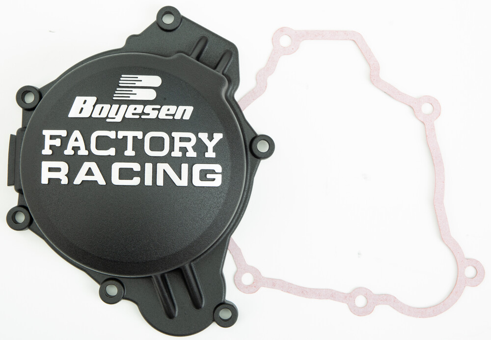 Boyesen Factory Ignition Cover (Black) KTM/HQV 125/150 16-22: AOMC.mx