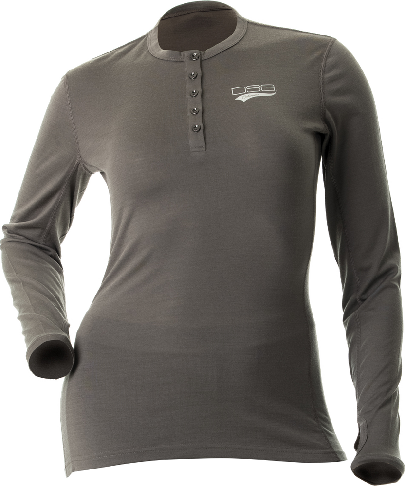 Main image of 2022 DSG Merino Wool Base Layer Shirt (Gray)