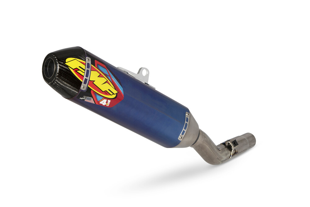 Main image of FMF Factory 4.1 RCT Slip-On Anodized/Carbon Exhaust CRF250R 2022