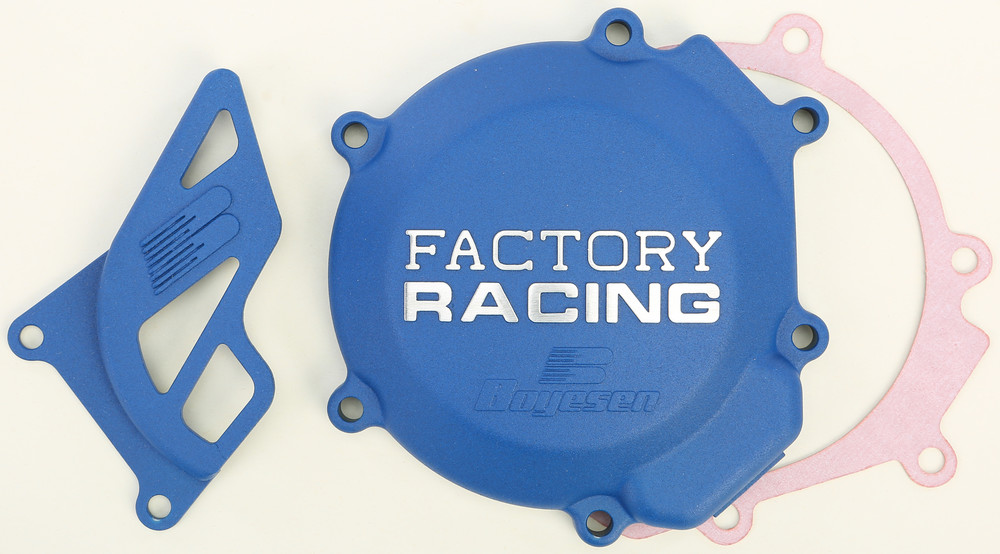 Main image of Boyesen Factory Ignition Cover (Blue) KX80/85/100