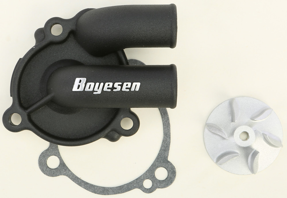 Main image of Boyesen Hy-Flo Waterpump Cover Impeller Kit (Black) KX85/100 01-up