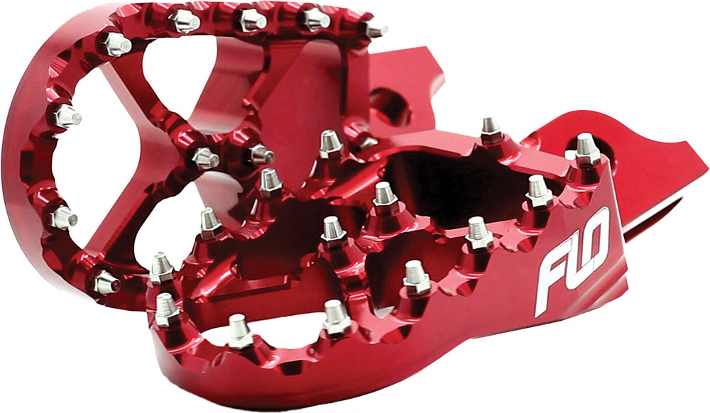 Main image of Flo Footpegs (Red) Suzuki RMZ250/450