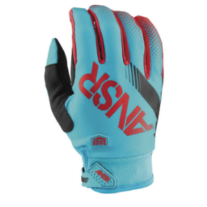 Main image of ANSR Syncron Youth Glove (Cyan/Red)
