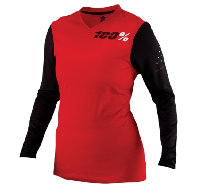 Main image of 100% Women's Short Sleeve Ridecamp Jersey (Red)