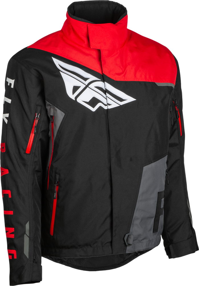 Main image of 2022 Fly Racing SNX Pro Jacket (Black/Gray/Red)