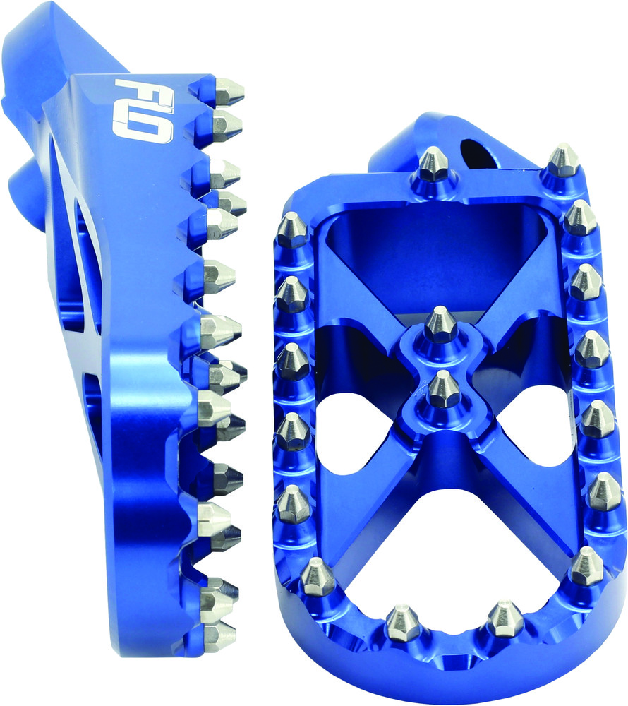 Main image of Flo Motorsports Adventure/Snow Footpegs (Blue) Yamaha YZ