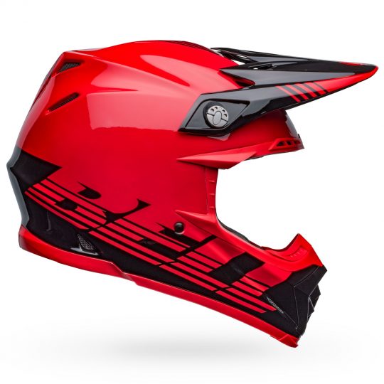 AOMC.mx: 2022 Bell Moto-9 MIPS Louver Helmet (Black/Red)