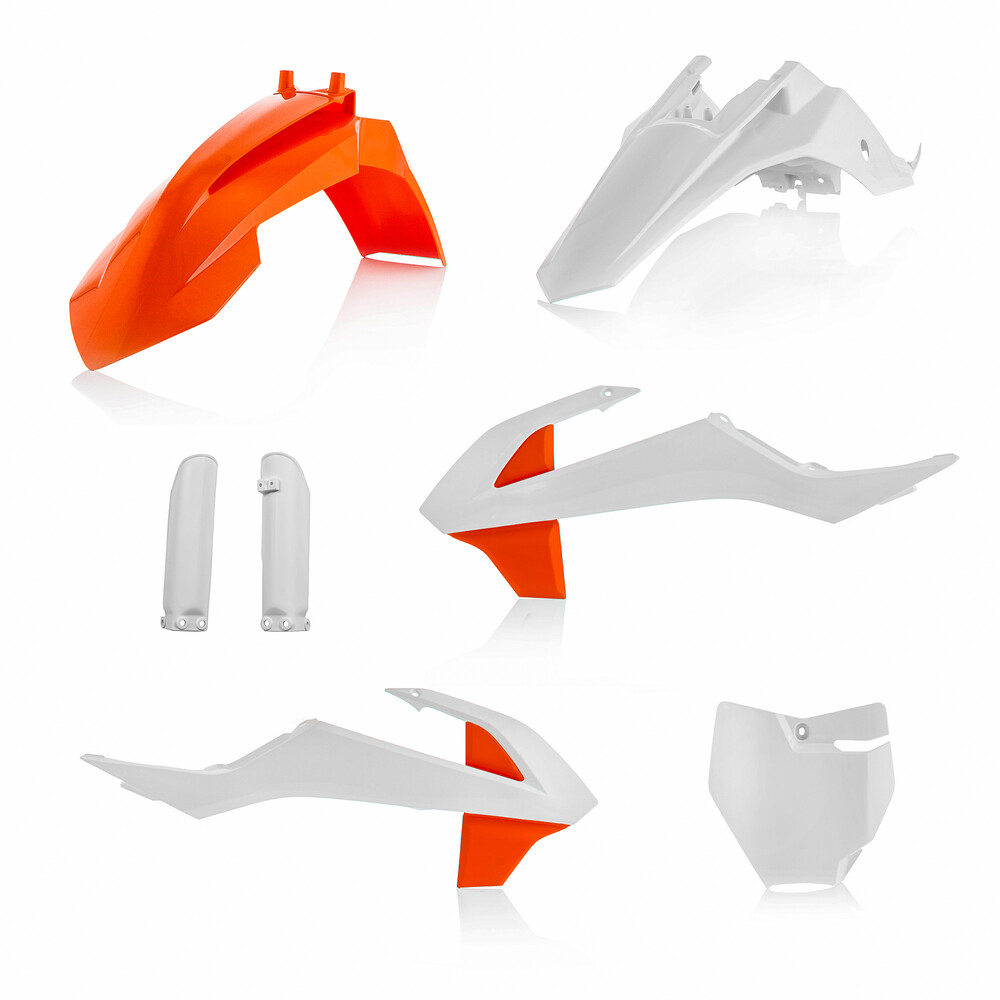 Main image of Acerbis Full Plastic Kit (Orange/White) 65SX 16-22