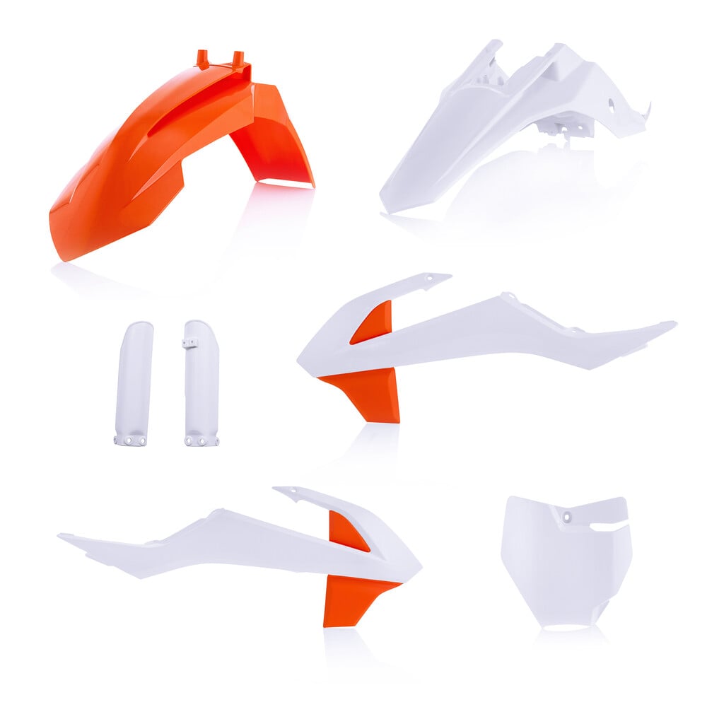 Main image of Acerbis Full Plastic Kit (Orange/White) 65SX 16-22