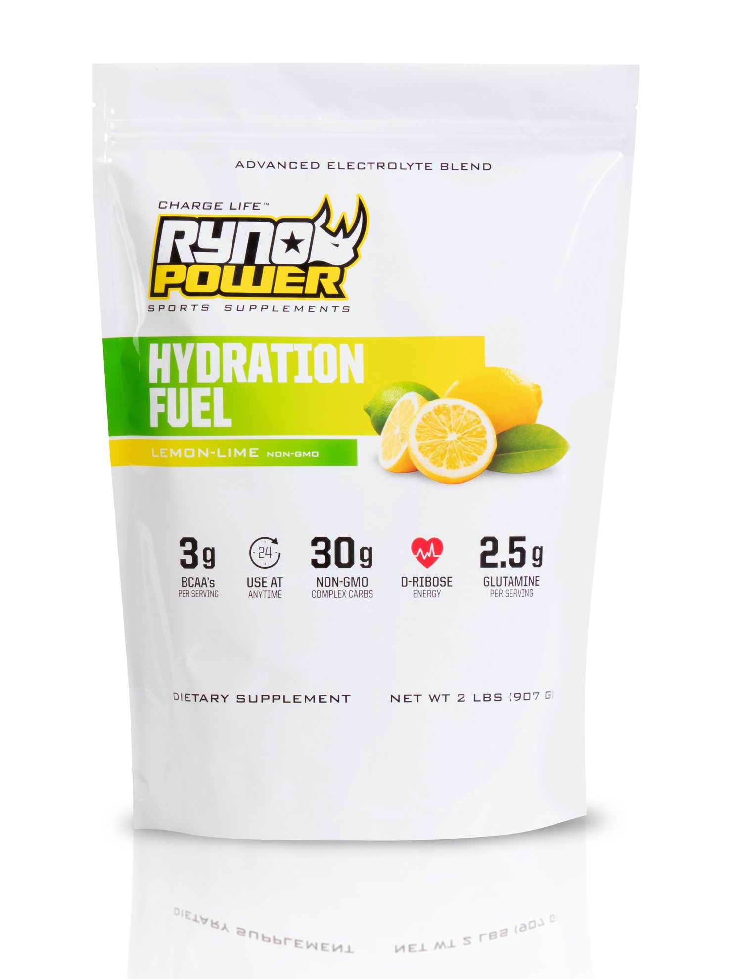 AOMC.mx Ryno Power Hydration Fuel Lemon Lime 2lb