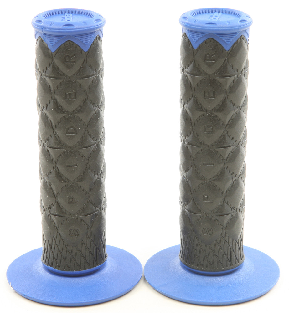 Main image of Spider SLX Slim Line Diamond MX Grips (Blue/Black)