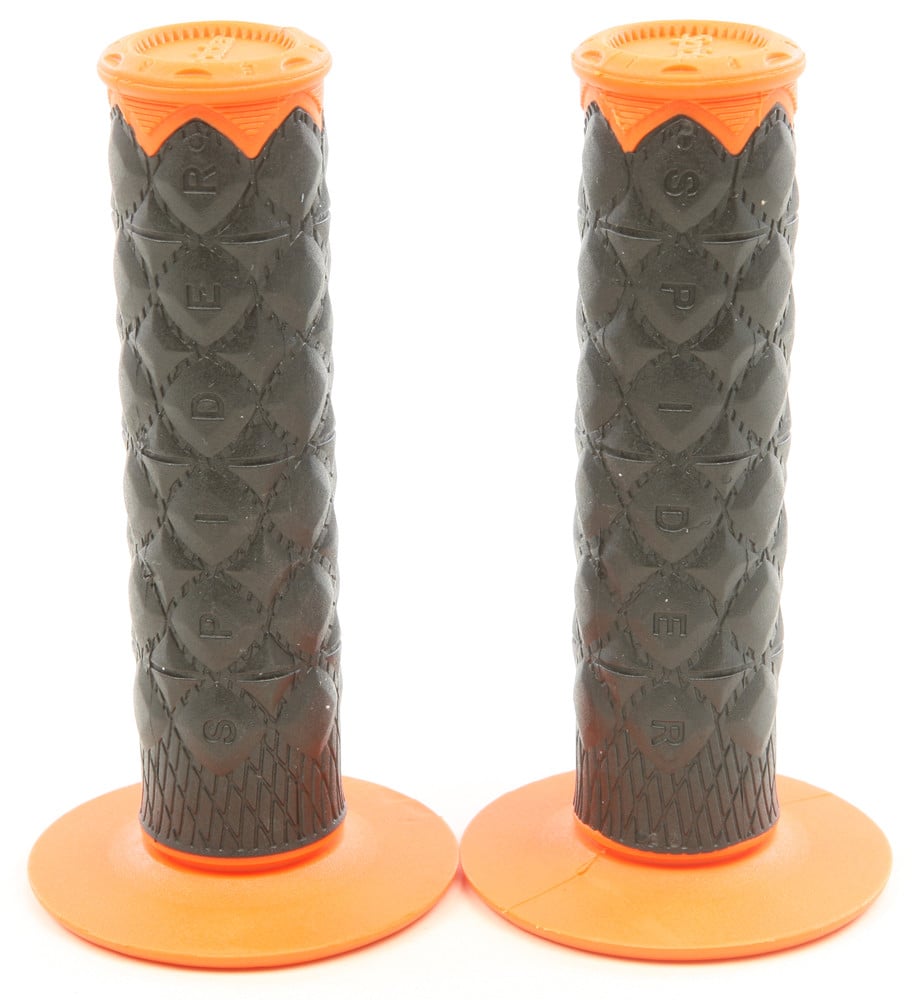 Main image of Spider SLX Slim Line Diamond MX Grips (Orange/Black)