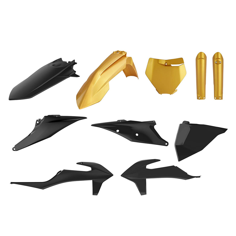thumbnail image 2 of Polisport Front Fork Guards – White, Plastic, For Yamaha YZ125, YZ250, YZ250F, YZ450F (2010-2022) 2 of 4