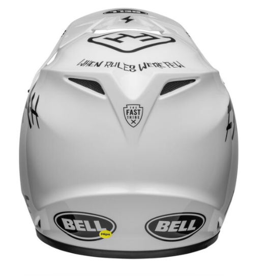 2022 Bell MX-9 MIPS FastHouse Helmet (White/Black): AOMC.mx
