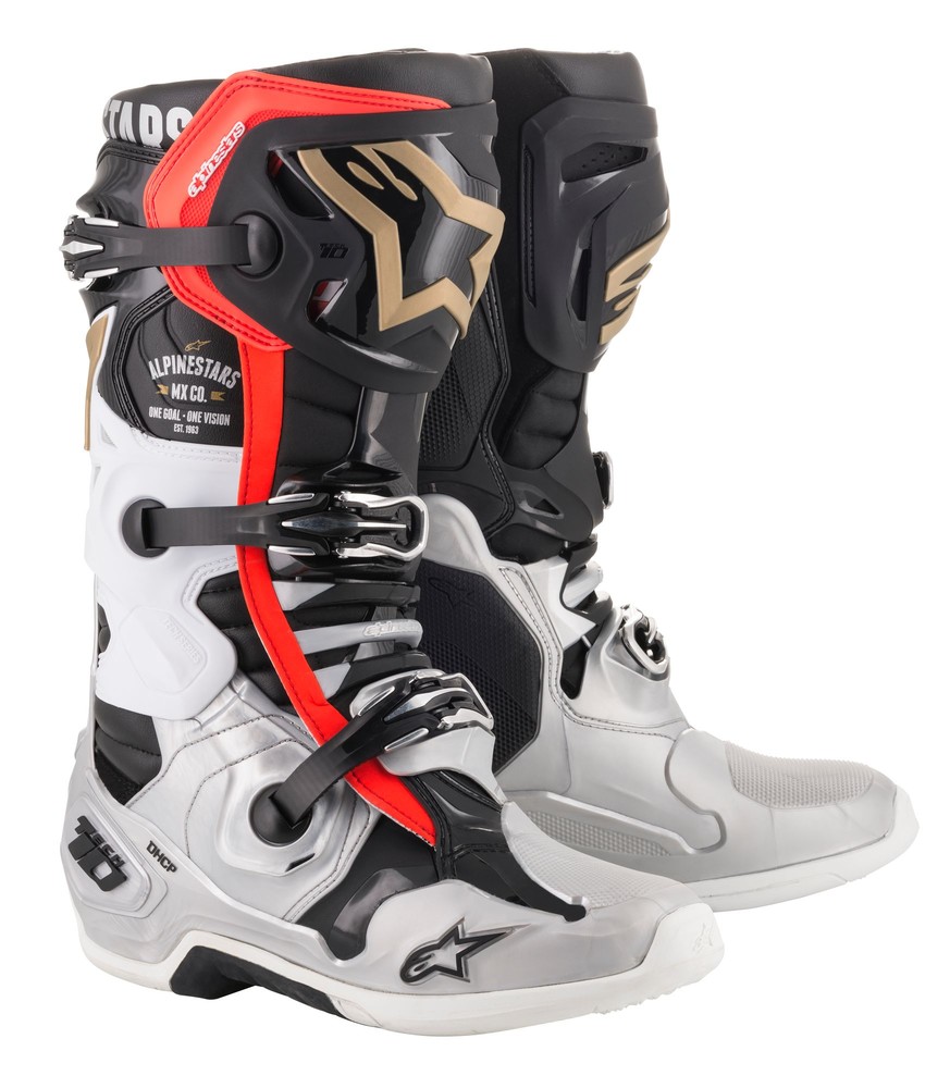 Alpinestars tech 10 black and outlet gold