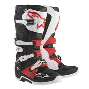 Main image of 2018 Alpinestars Tech 7 Boot (Black/White/Red)