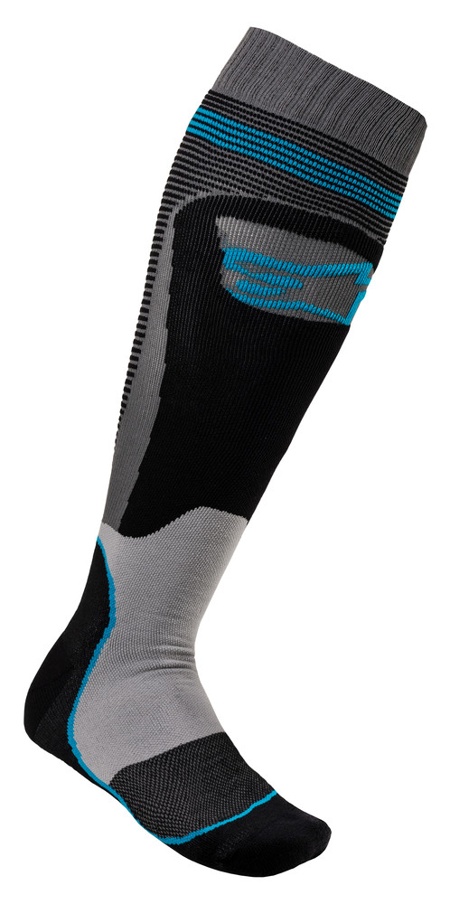 Main image of Alpinestars MX Plus-1 Socks (Black/Cyan)