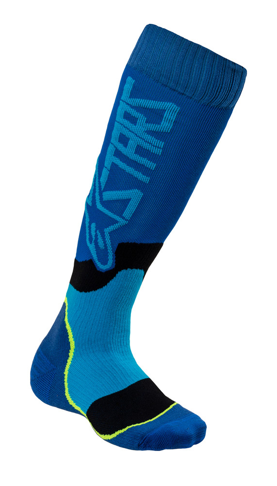 Main image of Alpinestars MX Plus-2 Socks (Black/Cyan)