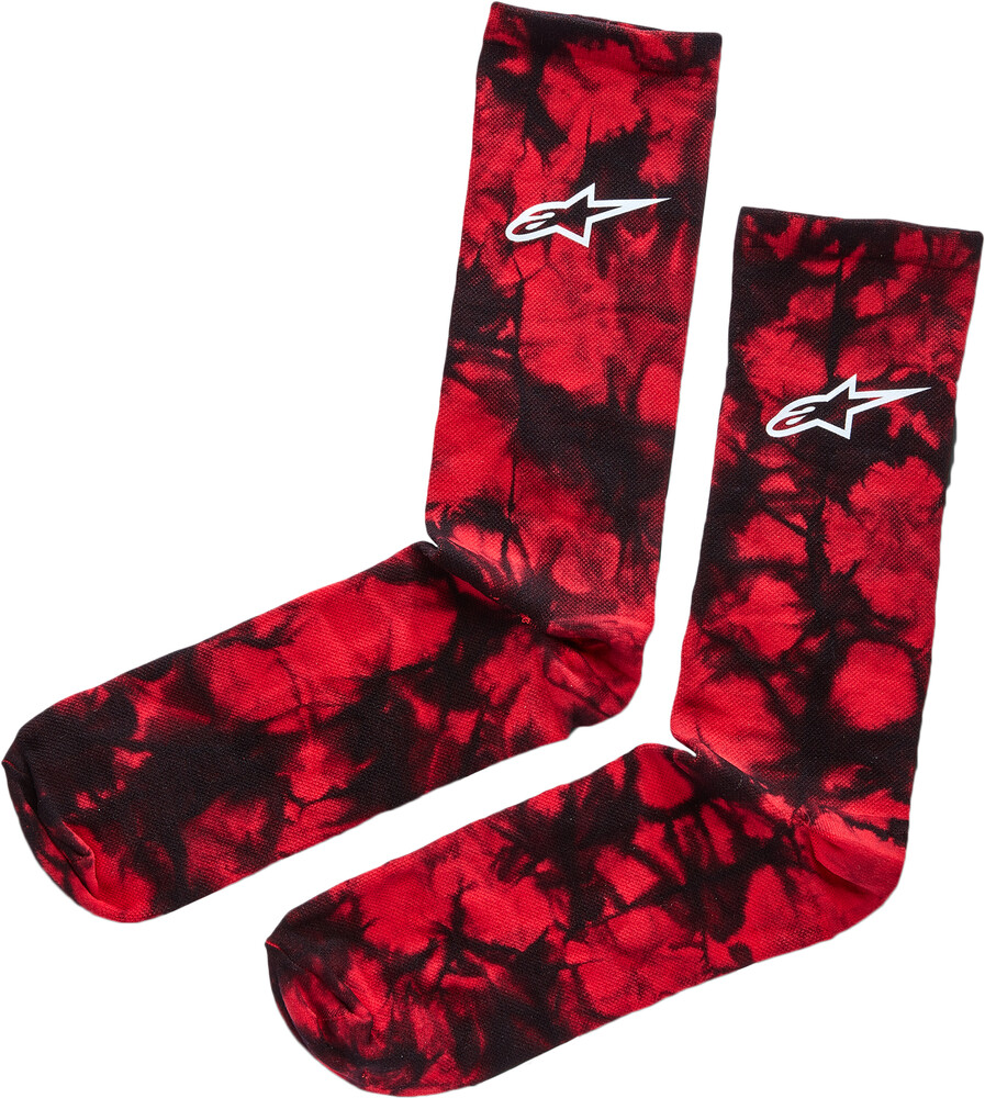 Main image of Alpinestars Tie-Dye Crew Sock (Red)