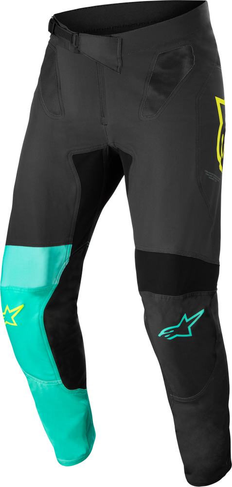 Main image of Alpinestars SuperTech Pants (Black/Green/Yellow)