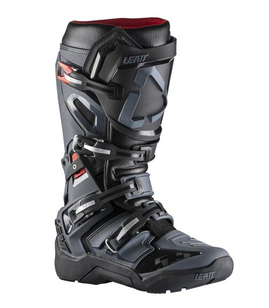 Main image of Leatt 5.5 Flexlock Enduro Boots (Gray/Black/Red)