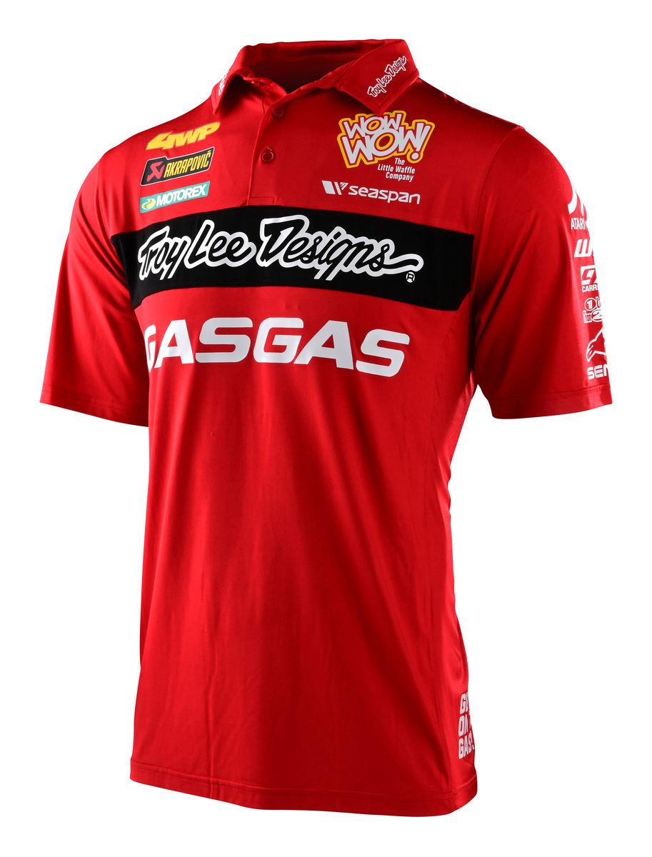 Main image of 2023 GasGas TLD Team Pit Shirt (Red)