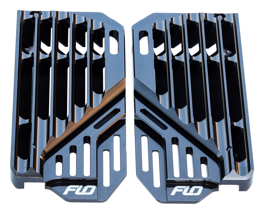 Main image of Flo Motorsports High Flow Radiator Braces (Black) YZ250/450F 19-22