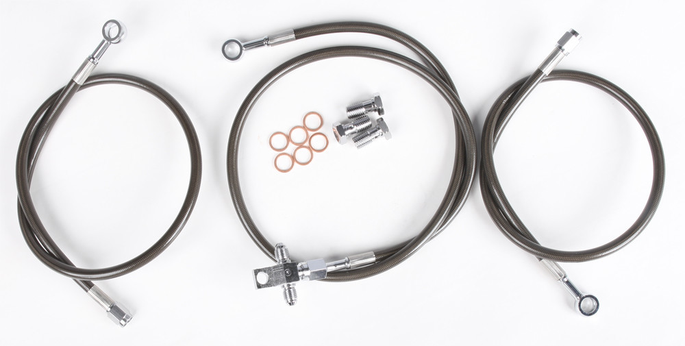 Main image of Streamline Front Brake Line +2" (Smoke) Yamaha YXZ1000R 16-18