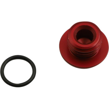 Main image of Works Connection Oil Filler Plug (Red) Yamaha YZ