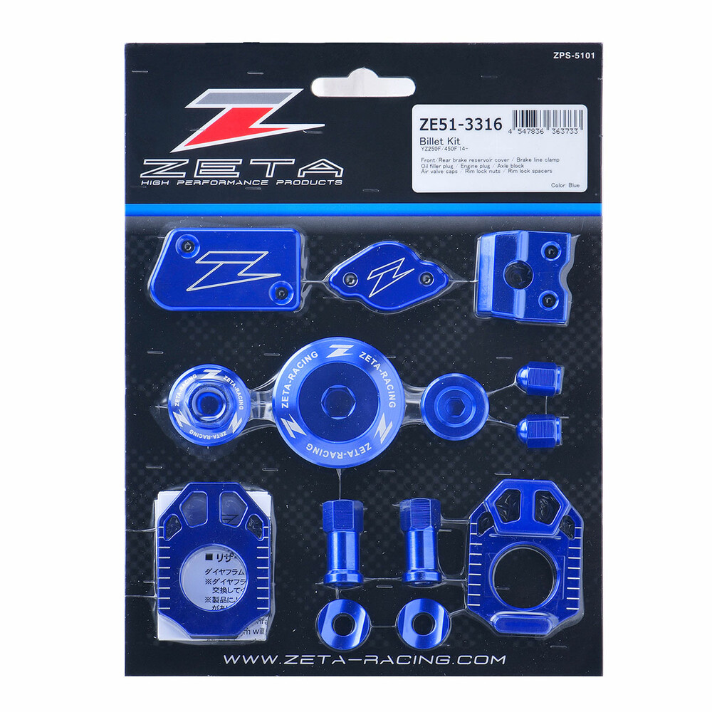 Main image of Zeta Billet Kit (Blue) YZ250/450F 14-22