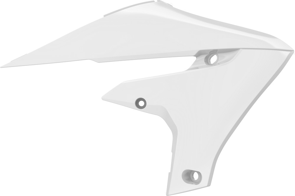Polisport White Radiator Louvers For Yamaha YZ250/YZ125 2-Stroke 2005-2016 – Made In Portugal