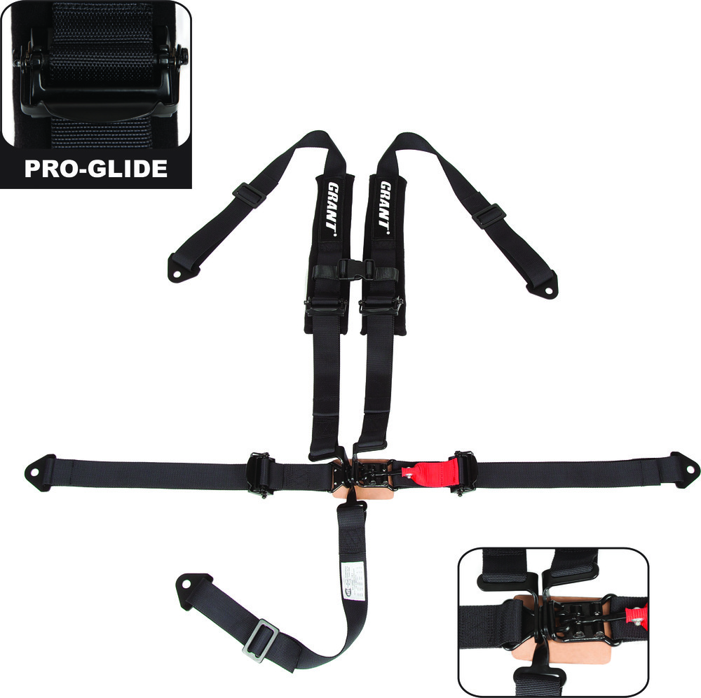 Main image of Grant 5-Point Safety Harness w/Pads (Black) 2" Straps